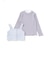 ラメツイードビスチェ+フリル襟テレコ長袖Tシャツ セット(100~160cm)
