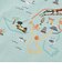 恐竜地図長袖Tシャツ(80~130cm)