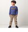 バレルレッグツイルカーゴロングパンツ(90~150cm)