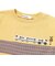 電車モチーフチェック切り替え長袖Tシャツ(80~130cm)