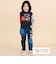 乗り物プリント袖切り替え長袖Tシャツ(80~130cm)