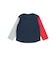 乗り物プリント袖切り替え長袖Tシャツ(80~130cm)