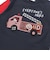 乗り物プリント袖切り替え長袖Tシャツ(80~130cm)