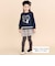 裾梯子レース天竺長袖Tシャツ(80~130cm)