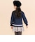 裾梯子レース天竺長袖Tシャツ(80~130cm)