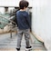 メランジストレッチ ストレートパンツ(100~160cm)
