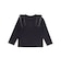 肩フリルハート刺しゅう長袖Tシャツ(80~130cm)