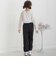 【店舗限定】ポンチ裾リボンパールロングパンツ(95～150cm)