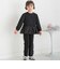 【店舗限定】ポンチ裾リボンパールロングパンツ(95～150cm)