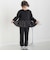 【店舗限定】ポンチ裾リボンパールロングパンツ(95～150cm)