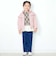 【WEB限定/A★DAY/スラガク/反射テープ/裏メッシュ】夜道も安全！めだちたGIRL＆ひかるBOYの★ウィンドブレーカー女の子(100~150cm)