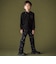 ロゴ総柄ストレッチデニムパンツ(95~150cm)