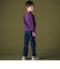 ロゴ総柄ストレッチデニムパンツ(95~150cm)