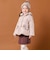 ペプラムリボンダウンジャケット(90~130cm)