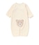 裏毛クマパッチ切替2way長袖カバーオール ベビー(50~75cm)