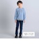【お揃い】カットニットチェックレイヤードプルオーバー(80~150cm)