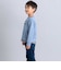【お揃い】カットニットチェックレイヤードプルオーバー(80~150cm)