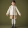 丸襟スカラップボアコート(95～150cm)