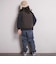 ピーチ起毛タフタロゴパッチスタジャン(110~150cm)
