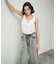 リブタンクトップ