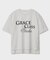 レタードシルケットTシャツ