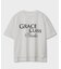 レタードシルケットTシャツ