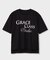 レタードシルケットTシャツ