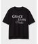 レタードシルケットTシャツ