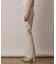 リネンサテンフレアパンツ