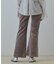 コーデュロイフレアパンツ