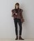 エコファーショートダウンジャケット