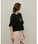 シフォンスリーブカットトップ