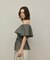 【スタイリスト木津明子さんインスタライブ紹介】チェックケープブラウス