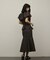 【スタイリスト木津明子さんインスタライブ紹介】チェックケープブラウス