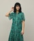 【スタイリスト木津明子さんインスタライブ紹介】フラワープリントシャツフレアワンピース