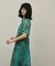 【スタイリスト木津明子さんインスタライブ紹介】フラワープリントシャツフレアワンピース