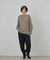 イレヘムブローチニットトップ