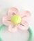 クリアフラワーヘアゴム2個セット