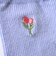 ワンポイント刺繍ソックス