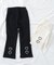 後ろハートフレア/7days Style pants  10分丈