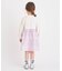 WEB限定 スカラップドッキングワンピース