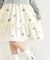 WEB限定 総柄刺繍キャミワンピース