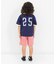 カラーデニムハーフパンツ  5分丈