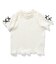 ぽこぽこジャガード袖リボンTシャツ