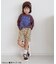 WEB限定  DAISUKI総柄ハーフパンツ  5分丈