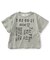 WEB限定  KUDOZ.B ステンシルプリント風Tシャツ