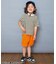 WEB限定  アクティブワイドハーフパンツ  6分丈