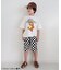 ウエストコードハーフパンツ  5分丈