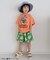 イロイロ柄ハーフパンツ  4分丈