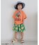 イロイロ柄ハーフパンツ  4分丈